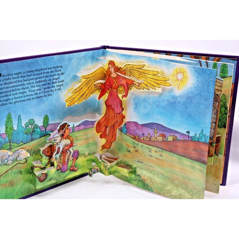 1992‎ Christmas Pop-up Books Lot of 5 Hard Cover Treasury Collection Vintage